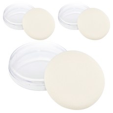 THE FACE SHOP 菲詩小舖 日常美容工具保濕 Keron 粉撲 90 片 + 盒, 混合色, 3個