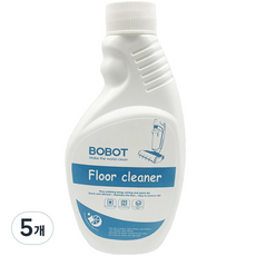 보봇 물걸레청소기용 플로어클리너 바닥세정제 전 물걸레청소기 공용, 250ml, 5개