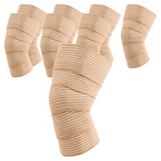 Angmet 多用途魔鬼氈壓力繃帶, 米色, 8個