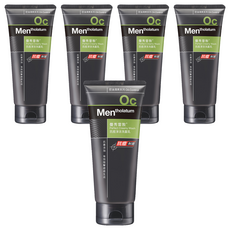 MENTHOLATUM 曼秀雷敦 男士抗痘淨涼洗面乳, 含薄荷天竺葵香味, 海藻鼠尾草萃取, 深入毛孔底部, 100g, 5條