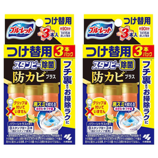 KOBAYASHI 小林製藥 BLUELET 馬桶除臭凝膠條裝 補充 23RN Super柑橘 28g 3入, 2組