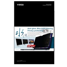 YADI 亞第 水之鏡防窺片, 防眩光 濾藍光 保護隱私, 單一顏色, 1個