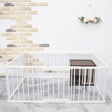 21C Trend 狗狗安全門圍欄 穩固門, 白色