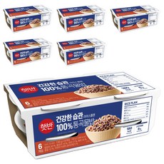 햇반 통곡물밥, 130g, 36개