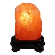 ROSE GEM 瑰麗寶 精選玫瑰寶石鹽晶燈 Set 天然喜馬拉雅山岩鹽礦 含底座