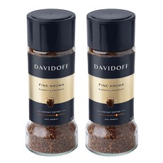 DAVIDOFF 即溶咖啡FINE AROMA, 100g, 2罐