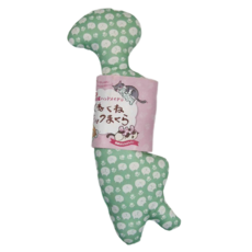 Comet 扭扭踢枕, 34x6.5cm, 綠色, 1個