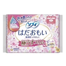 SOFY 蘇菲 輕薄護翼衛生棉 日用量多加強型, 23cm, 30片, 1包