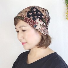 JJNINE 女款花朵圖案頭巾