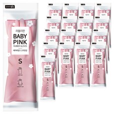 명진 러블리한 고무장갑, 핑크, 중(M), 18개