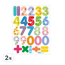 로제타 자석글자 숫자, 2개, 27피스