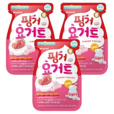 아이배냇 핑거 요거트 에스, 딸기, 20g, 3개