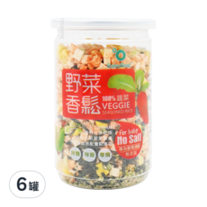 BabyBest 貝比斯特 寶寶香鬆, 兒童營養蔬菜風味, 100%蔬菜, 無鹽, 45g, 6罐
