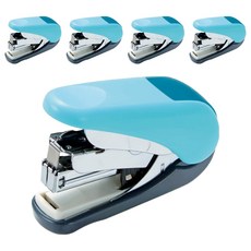 PLUS 普樂士 平釘 Karu-Hit 釘書機 10號針, 藍色(ST-010VNH), 5個