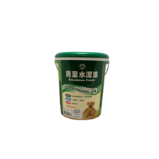 青葉油పోయే 1000平光水性室內漆 1501 環保無毒 色彩柔和, 純白, 10000ml, 1桶