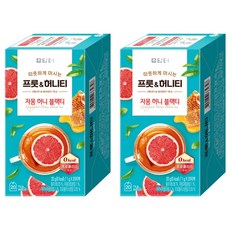 담터 프룻 앤 허니 자몽허니블랙티, 1g, 20개입, 2개