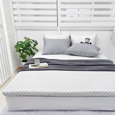 베드앤데코 크로스 트리플 라텍스 매트리스커버