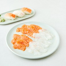 (주)은하수산 광어 & 연어네타 20피스 초밥용 (냉장), 1개, 200g