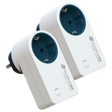 STORYLiNK 物聯網智慧插頭 S3 1 連接埠 SAP-S3, 9.9cm, 2個