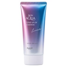 SKIN AQuA 水潤肌 台灣公司貨 柔光透亮防曬飾底凝露 SPF50+ PA++++ 薰衣草紫, 70g, 1瓶
