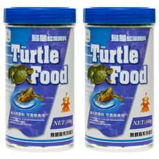 AQUAFUN 水之樂 烏龜藍藻飼料, 100g, 2瓶