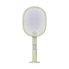 Kinyo 充電二合一折疊滅蚊器 附USB充電線 + 底座, 綠色