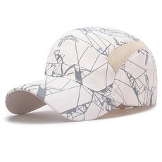 아티렐 기하학 더블 통기성 스포츠 모자, 베이지, 1개