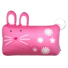 밀로앤개비 유아동 동물 애착 베개 커버 + 마이크로 베개솜 세트, 미니로라(토끼)