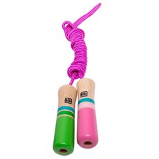 BS Toys 長高高跳繩 新版, 健康粉, 1個