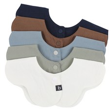 bebenew 嬰兒圍兜5件組