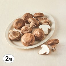 유기농 표고버섯, 300g, 2개