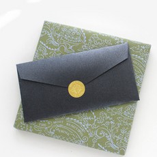 hello moris 經典零用錢信封 20入 + 貼紙 20入, 黑珍珠, 1套