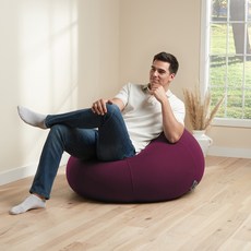 요기보 팟 스탠다드 1인용 좌식 빈백 소파, 딥 퍼플