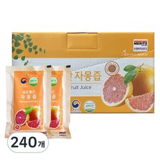 싱싱 빨간 자몽즙, 100ml, 240개