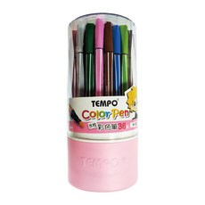 TEMPO 酷筆 節奏H-160彩色筆 36色, 1罐