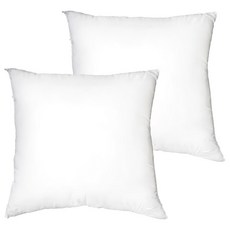 LASSLEY 蕾絲妮 A級長纖棉枕心 填充棉 台灣製, 50 x 50cm, 白色, 2個