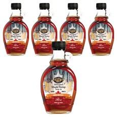 엘비메이플트리트 그레이트 메이플 시럽, 5개, 250ml