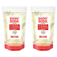 加倍潔 碗盤液體小蘇打補充包，重油汙專用，自然純淨食品級，有機檸檬酸, 800g, 2包