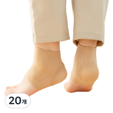 에이커하우스 뒷꿈치 보습패드 베이지, 2개입, 20개, 30g