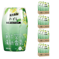 LIQUID AIR 浴室香氛 Set 6個, Y741 NS_Y741, 260ml, 森林/海洋/白桃/葡萄/桂雨, 289g, 12個