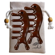 Tteruwa 頭皮臉部刮痧按摩梳, 2個, 單一顏色