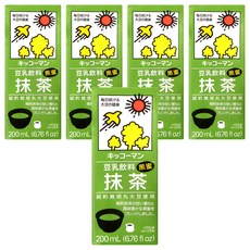 KIKKOMAN 龜甲萬 豆乳 抹茶風味, 200ml, 5入