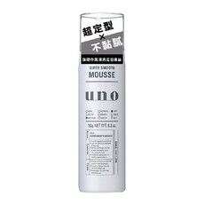 uno 強硬作風清爽定型慕斯, 180g, 1瓶