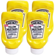 하인즈 옐로우 머스타드, 396g, 4개