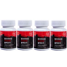 嚴選黑瑪卡錠, 120顆, 4罐