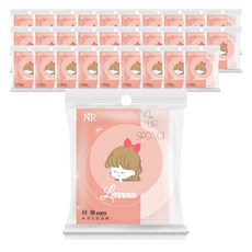 台灣 COSMOS 專業化妝海綿 #909 90*15mm, 白色, 36個