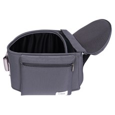 DAIICHI 摺疊式兒童座墊背帶，寬大腰帶設計，生活防水，輕盈材質, 黑色, 1225 x 140mm