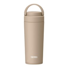 THERMOS 膳魔師 可提式不鏽鋼保溫保冷瓶 JOV420-CL, 咖啡拿鐵, 420ml, 1個