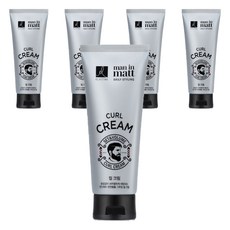 엘라스틴 맨인매트 셋앤볼륨 그루밍 헤어 컬크림, 150ml, 5개