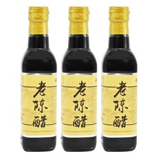 月亮島 發酵老陳醋, 460ml, 3個